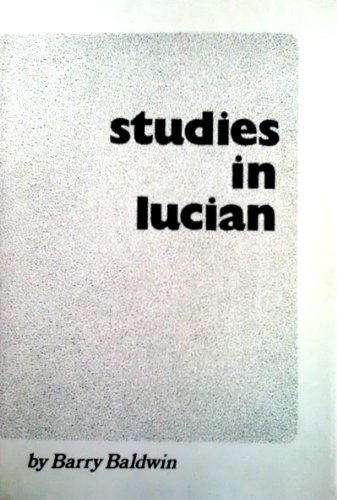 Studies In Lucian [Paperback]