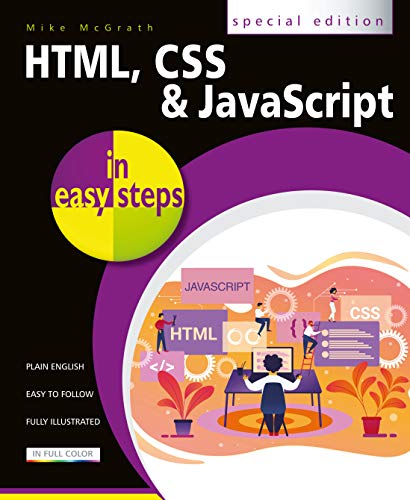 HTML, CSS &amp JavaScript in easy steps [Paperback]