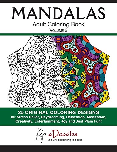 Mandalas  Adult Coloring Book  Volume 2 [Paperback]