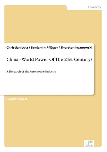 China - World Power of the 21st Century [Paperback]