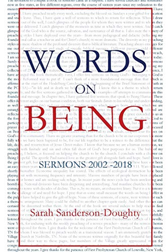 Words on Being  Sermons 2002-2018 [Paperback]