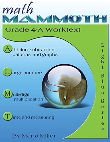 Math Mammoth Grade 4-A Worktext [Paperback]