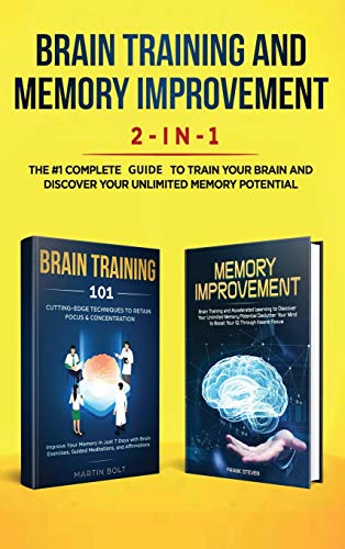 Brain Training and Memory Improvement 2-In-1  Brain Training 101 + Memory Impro [Hardcover]