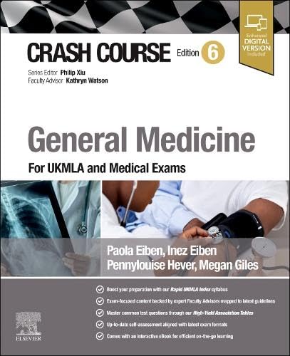 Crash Course General Medicine For UKMLA and Medical Exams [Paperback]