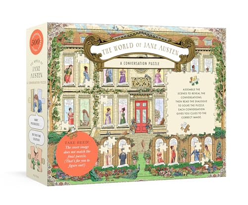 The World of Jane Austen A Conversation Puzzle 500-Piece Puzzle Jigsaw Puzzle [Game]