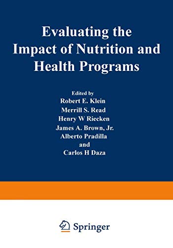 Evaluating the Impact of Nutrition and Health Programs [Paperback]