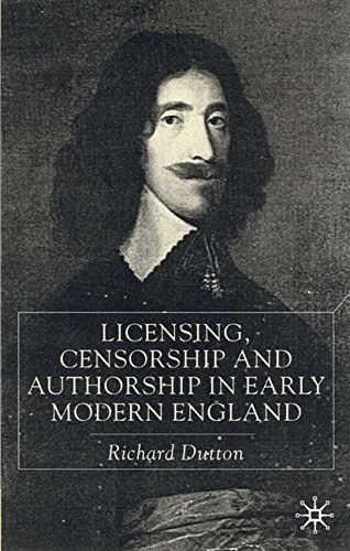 Licensing, Censorship and Authorship in Early Modern England Buggeswords [Hardcover]