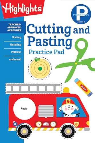 Preschool Cutting and Pasting Scissor Skills Activity Book for Preschoolers to  [Paperback]