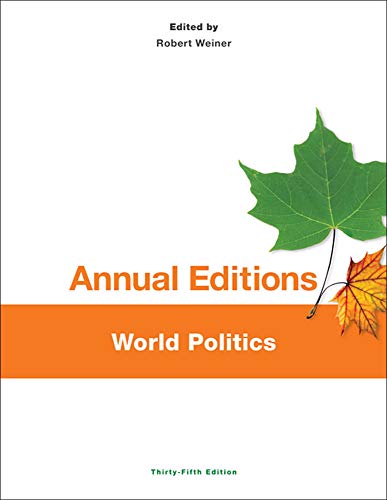Annual Editions World Politics, 35/e [Paperback]