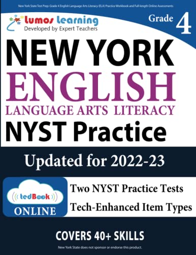 New York State Test Prep Grade 4 English Language Arts Literacy (ELA) Practice  [Paperback]
