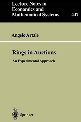 Rings in Auctions An Experimental Approach [Paperback]