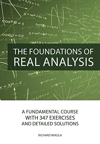 The Foundations Of Real Analysis A Fundamental Course With 347 Exercises And De [Paperback]