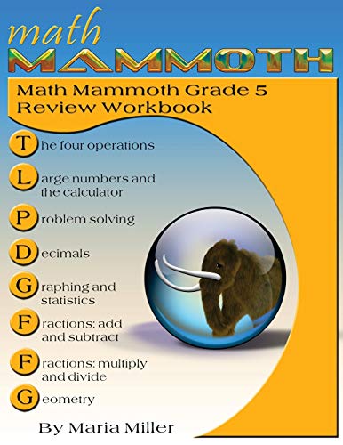 Math Mammoth Grade 5 Review Workbook [Paperback]