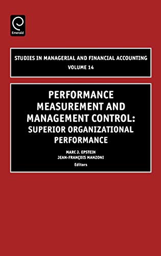 Performance Measurement and Management Control Superior Organization Performanc [Hardcover]