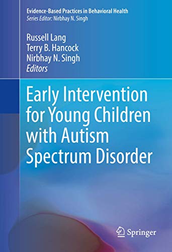 Early Intervention for Young Children with Autism Spectrum Disorder [Hardcover]
