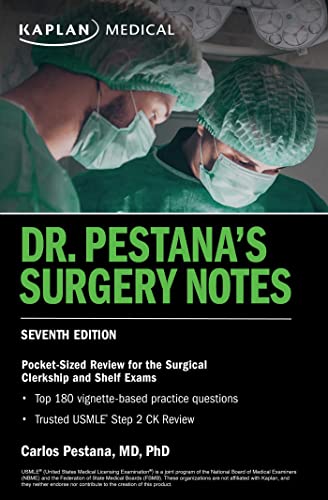 Dr. Pestana&39s Surgery Notes, Seventh Edition Pocket-Sized Review for the Su [Paperback]
