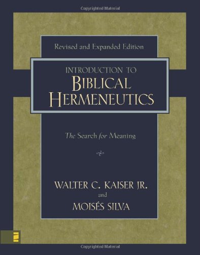 Introduction to Biblical Hermeneutics The Search for Meaning [Hardcover]