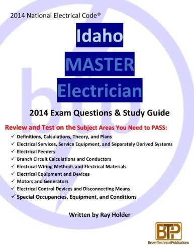 Idaho 2014 Master Electrician Study Guide [Paperback]