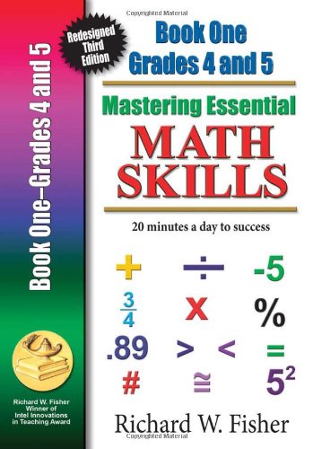 Mastering Essential Math Skills Bookgrades 4-5 Redesigned Library Version [Paperback]