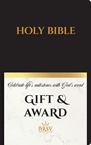 NRSV Updated Edition Gift & Award Bible (Imitation Leather, Black) [Leather / fine bindi]