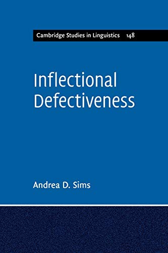 Inflectional Defectiveness [Paperback]