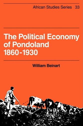 The Political Economy of Pondoland 18601930 [Paperback]