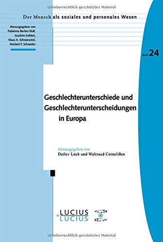 Geschlechterunterschiede Und Geschlechterunterscheidungen In Europa [Perfect Paperback]