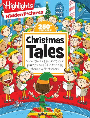 Christmas Tales Solve the Hidden Pictures puzzles and fill in the silly storie [Paperback]