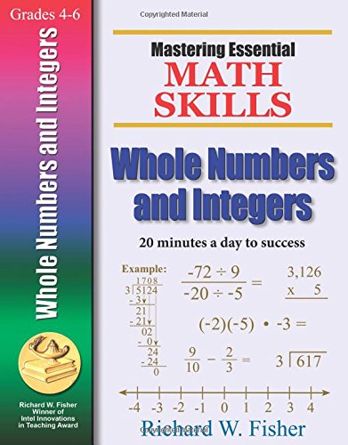 Mastering Essential Math Skills Whole Numbers And Integers [Paperback]