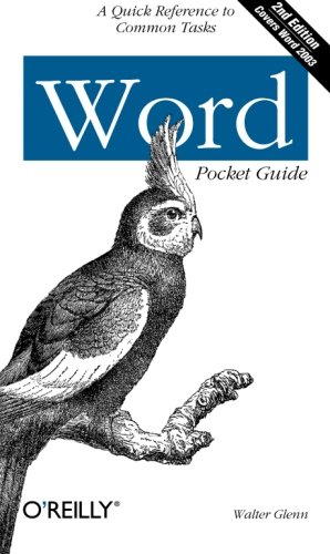 Word Pocket Guide A Quick Reference to Common Tasks [Paperback]