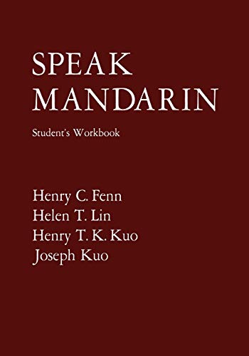 Speak Mandarin, Workbook [Paperback]