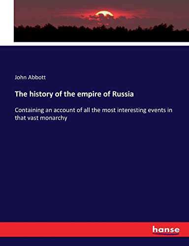 History Of The Empire Of Russia
