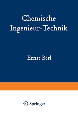 Chemische Ingenieur-Technik [Paperback]