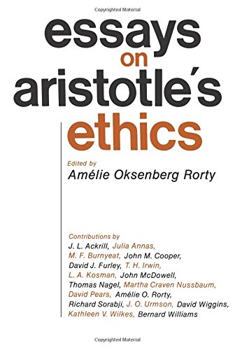 Essays on Aristotle&39s Ethics [Paperback]