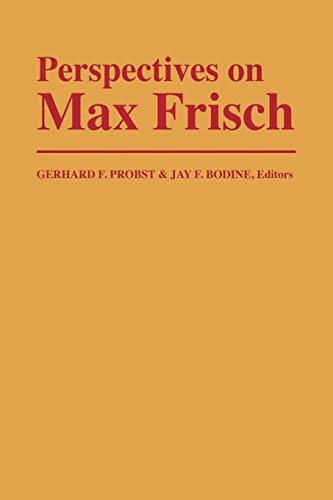 Perspectives On Max Frisch [Paperback]