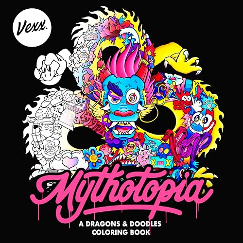 Mythotopia A Dragons and Doodles Coloring Book [Paperback]