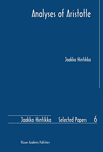 Analyses of Aristotle [Paperback]