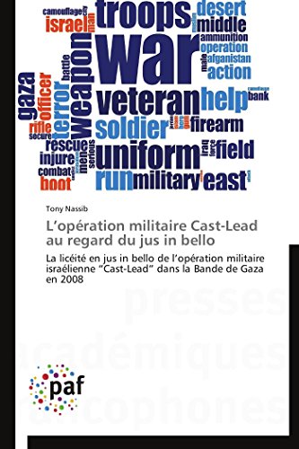 Opration Militaire Cast-Lead Au Regard du Jus in Bello [Paperback]
