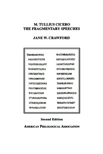 M. Tullius Cicero, the Fragmentary Speeches An Edition With Commentary [Paperback]