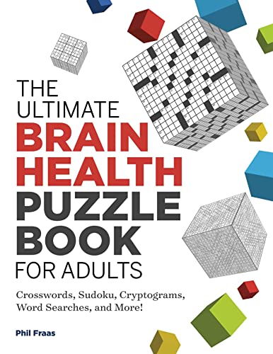 The Ultimate Brain Health Puzzle Book for Adults Crosswords, Sudoku, Cryptogram [Paperback]