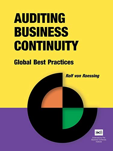 Auditing Business Continuity Global Best Practices (business Continuity Managem [Paperback]