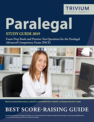 Paralegal Study Guide 2019  Exam Prep Book and Practice Test Questions for the  [Paperback]