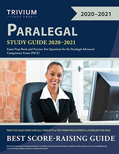 Paralegal Study Guide 2020-2021  Exam Prep Book and Practice Test Questions for [Paperback]