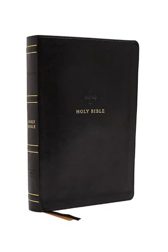 NRSV, Catholic Bible, Thinline Edition, Leathersoft, Black, Comfort Print Holy  [Leather / fine bindi]