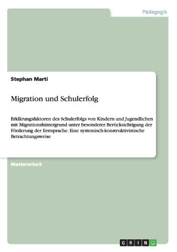Migration und Schulerfolg [Paperback]