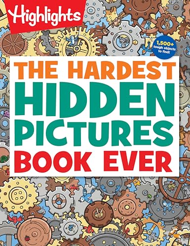 The Hardest Hidden Pictures Book Ever 1500+ Tough Hidden Objects to Find, Extra [Paperback]