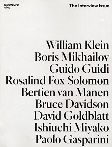 Aperture 220 The Interview Issue [Paperback]