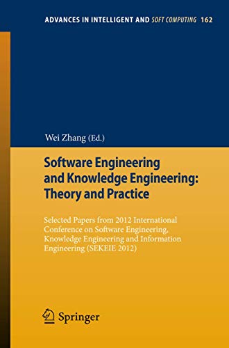 Software Engineering and Knowledge Engineering Theory and Practice Selected pa [Paperback]