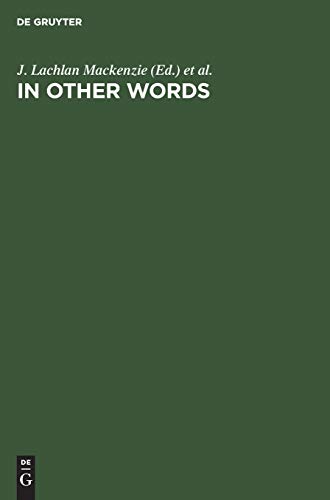 In Other Words  Transcultural Studies in Philology, Translation and Lexicology  [Hardcover]