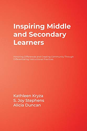 Inspiring Middle and Secondary Learners Honoring Differences and Creating Commu [Hardcover]